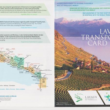"Les Echalas" Appartement Independant Avec Cuisine En Lavaux Unesco Шебр Экстерьер фото