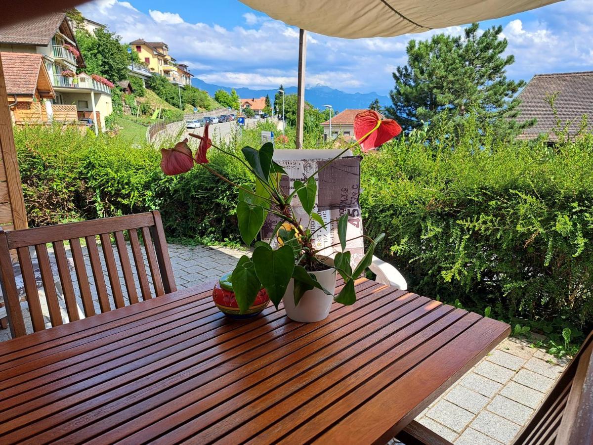 "Les Echalas" Appartement Independant Avec Cuisine En Lavaux Unesco Шебр Экстерьер фото